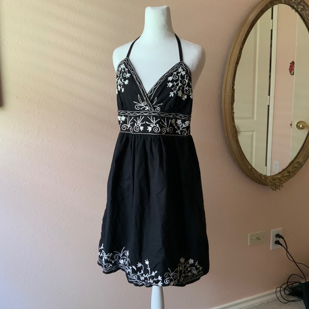 Y2K Summer Boho Beachy Plus Size Halter Dress